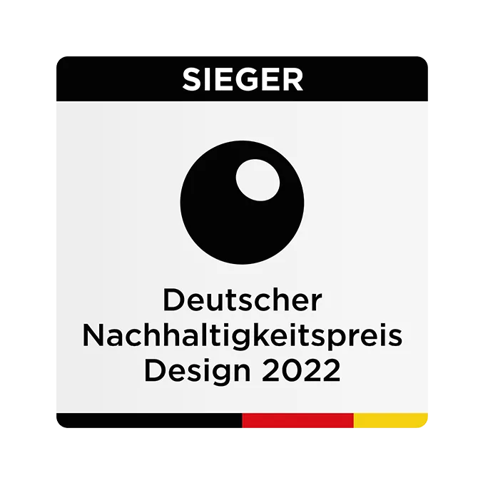 Logo Deutscher Nachhaltigkeitspreis für Nachhaltiges Design 2022